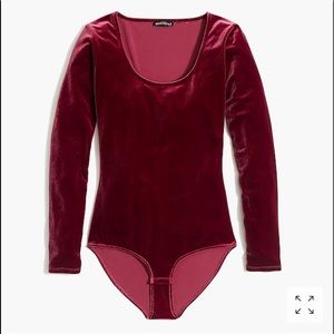 🎉Last One!🎉J. Crew🎉Velvet  Scoop-neck Bodysuit
